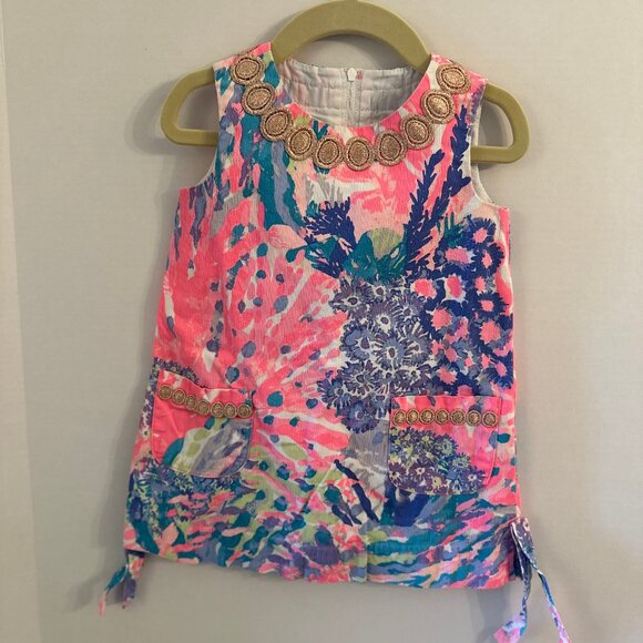 Lilly Pulitzer Classic Shift Dress Size 2T - Picture 1 of 1